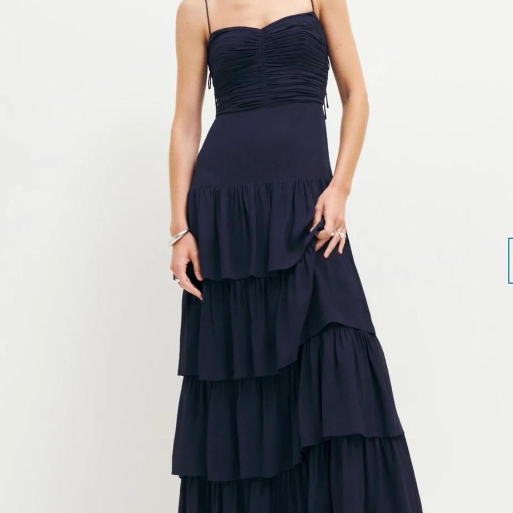 Reformation Navy Marlin Dress